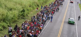 Migrantenmarsch aus Mittelamerika - Immer Richtung Norden