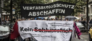 Demo in Frankfurt: Demo in Frankfurt nach NSU-Prozessende