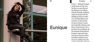 POWER: Eunique // Titelstory Das Wetter Nr.15