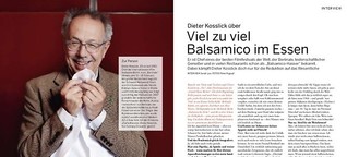 Der Balsamico-Hasser: Interview mit Berlinalechef Dieter Kosslick
