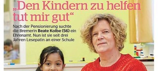 "Den Kindern zu helfen tut mir gut" (bella, 05/2018)