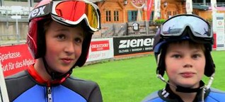 Nachwuchstraining des Skiclubs Oberstdorf