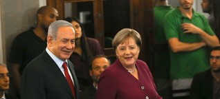 Merkels klare Worte in Israel