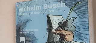 Wilhelm Busch zum 111 Todestag am 9. Januar - Ausstellungsempfehlung: LA8 in Baden-Baden / Wilhelm Busch-Ausstellung