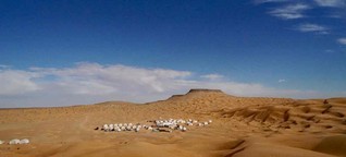 Reise in die Wüste von Tunesien. Zwei aufregende Tage in der Sahara