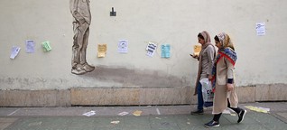 Party-Demo vor der iranischen Botschaft: Solidarität mit Instagram-Tänzerin