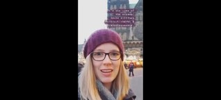 Instagram-Story von der Eröffnung des Bremer Weihnachtsmarktes 2018