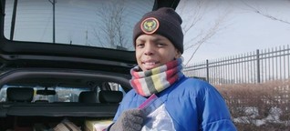 Dieser 11-Jährige unterstützt Obdachlose - und hat eine Botschaft an andere Kinder