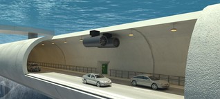 Norwegen wird schwimmende Brücken und schwebende Tunnel bauen