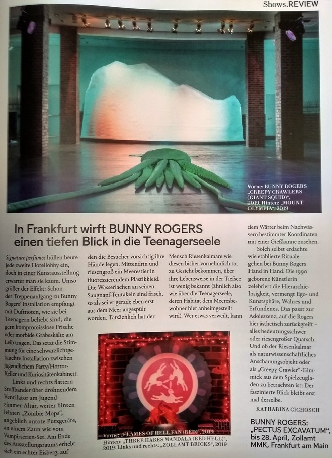 In Frankfurt wirft Bunny Rogers einen tiefen Blick in die Teenagerseele