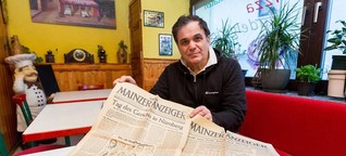 Weinheimer Pizzabäcker entdeckt in einem alten Klavier Zeitungen aus dem Jahr 1946 - Allgemeine Zeitung