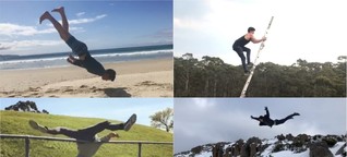Dieser Akrobat zeigt auf Instagram die verrücktesten Stunts - und seine Fails