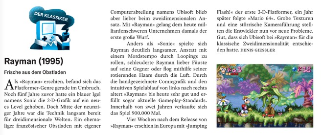 Der Klassiker: Rayman