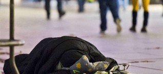 Am Frankfurter Flughafen übernachten rund 200 Obdachlose