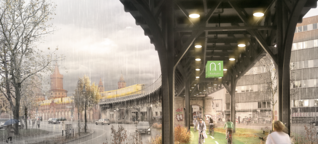 "Radbahn Berlin" plant Hochbahnlinie in überdachten Radweg zu verwandeln