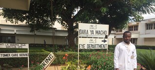 Vom mosambikanischen Allgemeinarzt zum Spezialisten für Augenheilkunde