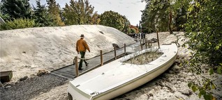 Meterhohe Dünen sorgen im Rombergpark für Nordsee-Flair