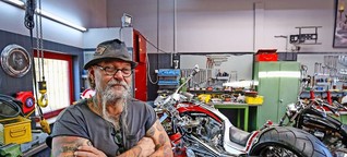 Harley Davidson-Bauer: Aykut Tataroglu macht aus Motorrädern Kunst
