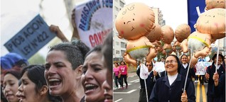 Tausende protestieren in Peru gegen Abtreibungen - dabei wäre das Gegenteil nötig