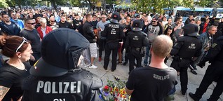 "Es wird bundesweit im Neonazimilieu mobilisiert" - das erwartet Chemnitz heute Abend