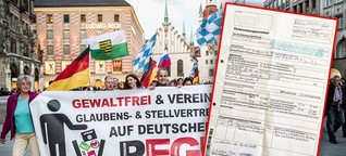Pegida versucht, Journalisten zu behindern - und die Polizei München spielt mit