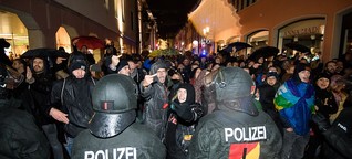 "Bürgerkriegsähnliche Szenen" bei Demo in Freiburg?