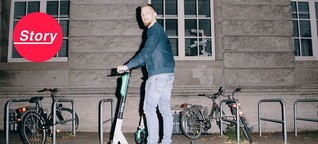 Für eine Handvoll Roller: Warum Denis jede Nacht E-Scooter einsammelt