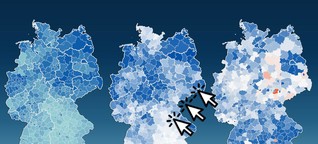 Reiche und arme Regionen: So unterschiedlich lebt es sich in Deutschland