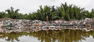 Deutscher Plastikmüll verschmutzt Malaysia