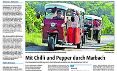 Mit Chilli und Pepper durch Marbach