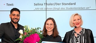 STANDARD-Redakteurin Selina Thaler mit Silver-Living-Nachwuchspreis ausgezeichnet