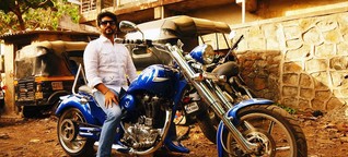 Chopper in Indien: Easy Rider in der Mega-Stadt