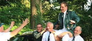 Ein Vollblut-Mitglied des Vereins: Neuer Schützenkönig in Berge, Weetfeld und Freiske