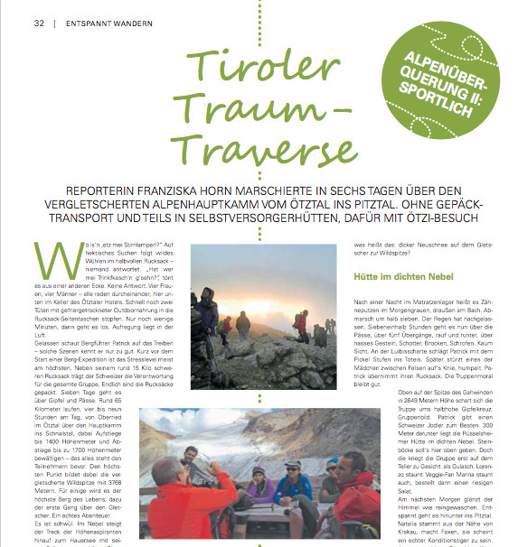 Alpenüberquerung: Tiroler Traum-Traverse