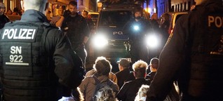 Polizeieinsatz in Leipzig: Fast wie beim G20-Gipfel