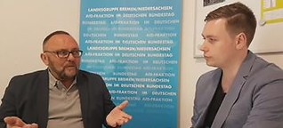 Live löchern: Videointerview mit AfD-Bundestagsmitglied Frank Magnitz
