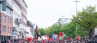 Eindrücke der 1. Mai-Demos in Hamburg | FINK.HAMBURG