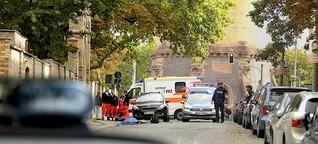 Terroranschlag in Halle: Der Horror direkt vor der Synagogentür