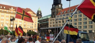 Angriff bei Pegida-Demo in Dresden: Radikale Rentner