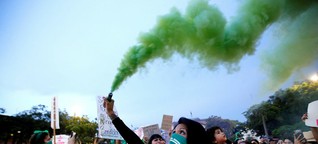 Militanter Protest in Mexiko