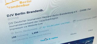 Deutscher Journalistenverband: Streit auf Twitter