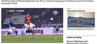 Schalke siegt nach Kung-Fu-Tritt