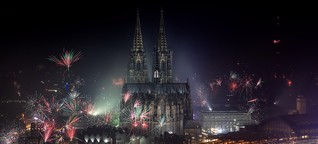 Silvester in Köln: Hunderttausende feiern den Beginn des neuen Jahres