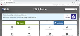 Guichet.lu: Mat Hëllef vun der "liichter Sprooch" den Online-Zougrëff vereinfachen