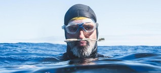 Müllstrudel: Dieser Mann schwimmt monatelang durch Plastikabfall