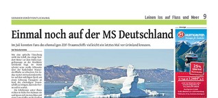 Grönland: Einmal noch auf der  MS Deutschland