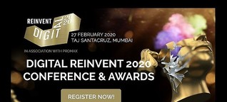 Last day for early-bird prices: Digital ReInvent 2020 Conference & Awards
