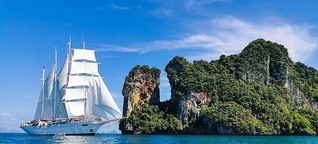 Mit der Star Clipper segelnd durch das Paradies Andaman Sea