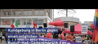 Kundgebung gegen möglichen Rudolf-Heß-Marsch in Berlin