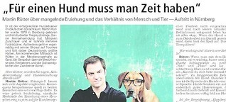 Martin Rütter: "Für einen Hund muss man Zeit haben"